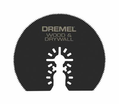 DREMEL Oscillating Tool Blade: 3 1/2 in Blade Wd, 2 15/16 in Overall Lg - Starlock Mounted Blades