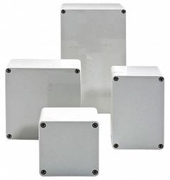WIEGMANN Enclosure: Polycarbonate, 4 in x 4 in x 2 in, NEMA 4X, Solid Cover, Screw On (MPN HW-S12012055). Key specifications — Brand: WIEGMANN; Closure Method: Screws; Enclosure Material: Polycarbonate; Knockouts: Not Included.