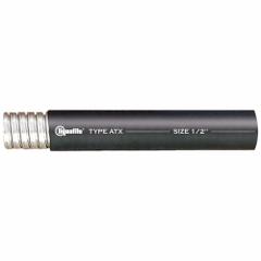 Liquid Tight Conduit: 3 in Trade Size, Black, 25 ft Nominal Lg, ATX (MPN ATX-18). Key specifications — Conduit Color: Black; Brand: LIQUATITE; Series: ATX.
