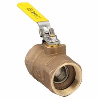 APOLLO Manual Two-Way Ball Valve: 2 in, Bronze, Straight, FNPT x FNPT, 600 psi Max. Pressure (CWP) (MPN 7010827). Key specifications — Brand: APOLLO; Handle: Locking Lever.