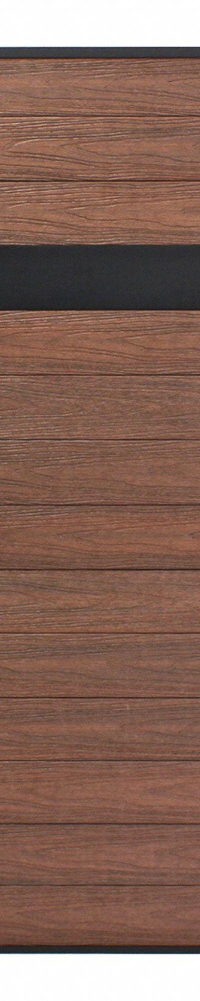 EUROFENCE Privacy Fence: Estate Style Topper - Privacy Fence Section Panels
