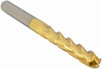 APPROVED VENDOR Ball End Mill: Carbide, TiN Coated, 4 Flute, 3/4" Mill Dia, 1-1/2" LOC, 6" OAL (MPN 229-001085A)
