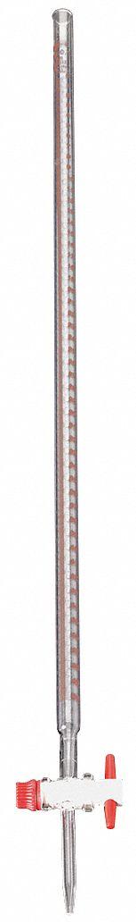APPROVED VENDOR Straight Bore Buret: 25 mL, A, 584 mm, ±0.03 mL, 0.1 mL Inc, Borosilicate Glass (MPN BR2128-25). Key specifications — Closure Included: No; Tolerance: ±0.03 mL; Brand: APPROVED VENDOR; Body Material: Borosilicate Glass.
