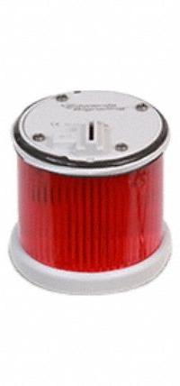 EDWARDS SIGNALING Tower Light Module: Flashing/Steady, 24V AC/24V DC, Red, 2 15/16 in Overall Dia (MPN 270LEDMR24ADB). Key specifications — Brand: EDWARDS SIGNALING; Lens Color: Red; Operating Voltage: 24V DC; Manufacturer Part Number: 270LEDMR24ADB.