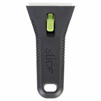 SLICE Scraper: Bld. Mat. Zirconium Oxide, Hdl. Mat. Carbon Steel/GFN/POM/TPEE, Stiff (MPN 10593). Key specifications — attr1004902: SLICE; attr1016211: 10526; attr1014703: Plastic; attr1017570: Standard End; attr1029655: Straight; attr1034073: Straight.