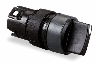 SCHNEIDER Short-Handled Selector Switch: 16 mm Panel Mount Size, 3 Positions - Selector-Switch Operators