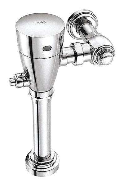 MOEN Automatic Flush Valve: M-POWER, 1.6 gpf Gallons per Flush, Battery, 11 1/2 in Rough-In - Toilet Automatic Flush Valves