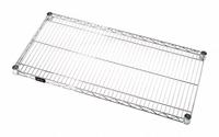 QUANTUM STORAGE SYSTEMS Metal Shelving: 42 in x 24 in, 1 Shelves, Split Sleeve, 800 lb Load Capacity (MPN 2442C). Key specifications — Recommended Environment: Dry; Material: Steel; Brand: QUANTUM STORAGE SYSTEMS; Color: Silver; Finish: Chrome.