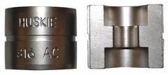 HUSKIE TOOLS Upper and Lower Crimping Die: 3/16 in Aluminum/Copper, 2 Sizes, 13D361/13D372 (MPN 316AC). Key specifications — attr511073: Copper and Aluminum Duplex Oval Sleeves; attr511072: Wire Rope; attr473934: HUSKIE TOOLS; attr511069: Blue; attr542116: 3/16 in Aluminum/Copper; attr511066: 13D372.