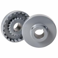 MASTERDRIVE Coupling Flange: 2 1/16 in Outside Dia, 2 in Coupling Overall Lg, Metric, 19 mm Bore Dia (MPN 3J-19MM). Key specifications — attr662259: MASTERDRIVE.