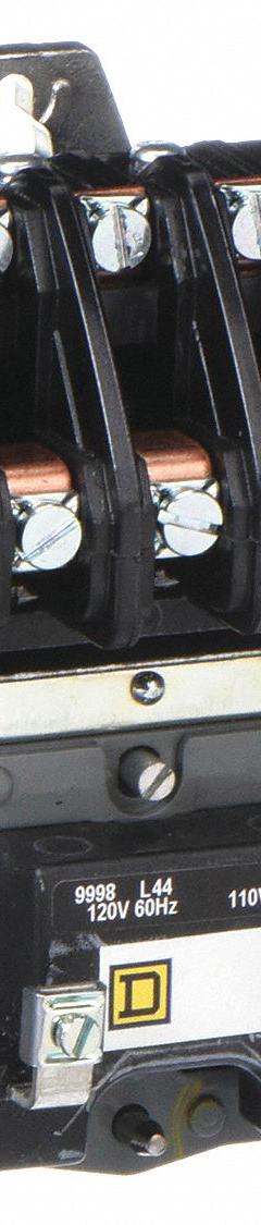 SQUARE D Lighting Magnetic Contactor: 6 Poles, 120V AC, 30 A (MPN 8903LO60V02). Key specifications — attr948947: SQUARE D.