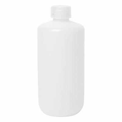 APPROVED VENDOR Reagent Bottle: HDPE, 16 fl oz, 500 mL, Colorless - HDPE Narrow Mouth Round Lab Bottles