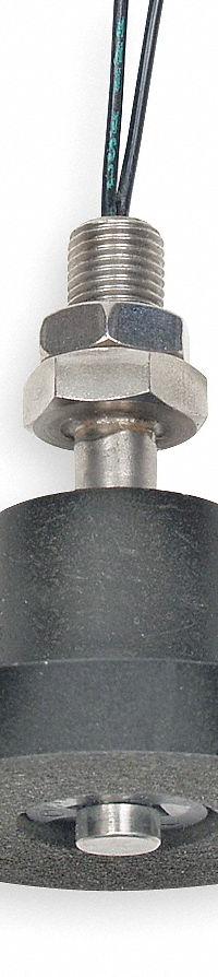 MADISON Closed Liquid Level Switch: Open On Rise, SPST, Brass (MPN M4400-ULL-NC). Key specifications — Brand: MADISON; Electrical Connection Type: Lead Wires; Minimum Media Specific Gravity: 0.56.