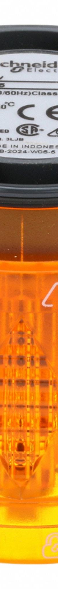 SCHNEIDER ELECTRIC Tower Light Module: Flashing, 24V AC/24V DC, Orange, 60 mm Overall Dia, XVU (MPN XVUC45). Key specifications — Brand: SCHNEIDER; Compatible with Series: XVU; Lens Color: Orange; Operating Voltage: 24V AC; Manufacturer Part Number: XVUC45.