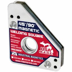 MAG-MATE Magnetic Welding Square: 45°_90°, 75 lb Max Pull, 5/16 in Center Hole Dia (MPN WS410). Key specifications — Brand: MAG-MATE; Manufacturer Part Number: WS410.