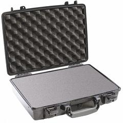 PELICAN Protective Case: 10 3/4 in x 15 3/4 in x 3 7/8 in Inside, Convoluted/Pick and Pluck/Solid (MPN 1470). Key specifications — Closure Type: Double Safety Locking with Keys; Material: Plastic; Brand: PELICAN; Includes Foam Insert: Foam Insert Included.