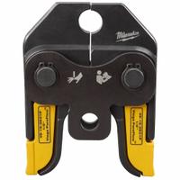 MILWAUKEE Press Jaw: 1/2 in Pipe, PEX, For Viega Pureflow, Sub-Compact Tool Types (MPN 49-16-2631P). Key specifications — attr518773: Jaw; attr518762: PEX; attr518771: Steel; attr518761: Viega Pureflow; attr518760: MILWAUKEE.