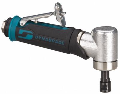 DYNABRADE Die Grinder: Right Angle Tool, 0.4 hp Horsepower, 15,000 RPM Max. Speed - Air-Powered Right-Angle Die Grinders