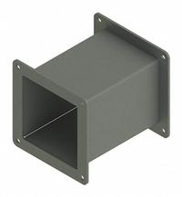 Wireway Nipple: 4 in Wd, 4 in Ht, 6 in Lg, Steel (MPN F44WN6). Key specifications — Brand: HOFFMAN; With Knockouts: No.