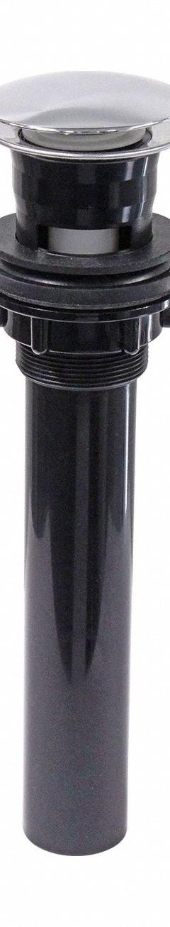 KISSLER & CO Sink Drain: ABS, 9 in Overall Ht, 2 in Overall Dia, 2 1/8 in Pipe Dia (MPN 08-0313). Key specifications — Product Type: Sink Drain; Brand: KISSLER & CO; Material: ABS; Includes Overflow: No.