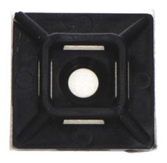 3M Cable Tie Base: 0.21 in Slot Wd, 0.06 in Slot Ht, 0.74 in L x 0.74 in W x 0.22 in H, 500 PK (MPN CTB75X75BKA-C). Key specifications — For Use With: Miniature, Intermediate and Standard Cable Ties; Size: 0.74 in L x 0.74 in W x 0.22 in H; Color: Black; Brand: 3M.