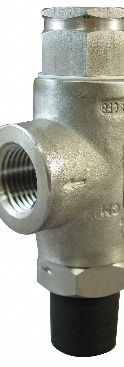 KUNKLE VALVE Safety Relief Valve: FNPT x MNPT - Non-Code Air, Inert Gas & Liquids Pressure Relief Valves