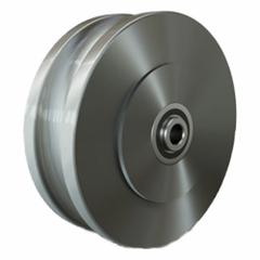 HAMILTON Track Wheel: 6 in Wheel Dia., 2 in Wheel Wd, 1,950 lb Load Capacity, 1/2 in For Axle Size (MPN W-620-125-FUB-1/2). Key specifications — attr1099880: Yes; attr1099886: Clear; attr1099891: HAMILTON.