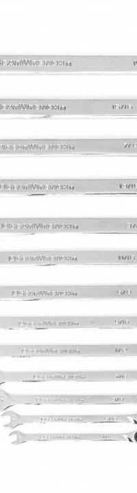 GEARWRENCH Combination Ratcheting Wrench Set: Alloy Steel, Full Polish Chrome, 13 Tools, Std (MPN 85199). Key specifications — attr309581: Full Polish Chrome; attr309580: Alloy Steel; attr309571: No; attr309583: No; attr309587: Yes; attr324931: GEARWRENCH.