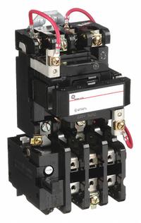 GE Magnetic Motor Starter: Non-Reversing, 3 Poles, NEMA Size 00, 9 A, 120V AC Coil (MPN CR306A002). Key specifications — Brand: GE; Coil Voltage: 120V AC; Phase: Three; Signaling Features: Pilot Light; Thermal Units Required: 3 Melting Alloy Units (Not Included).