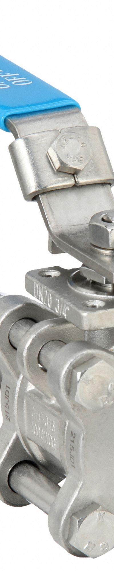 VNE APPROVED VENDOR Manual Two-Way Ball Valve: 3/4 in - 3-A Certified Stainless Steel Ball Valves