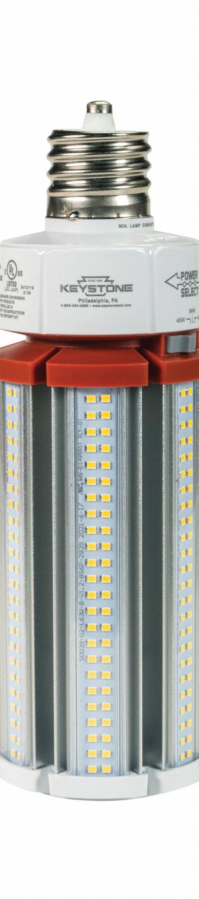 KEYSTONE TECHNOLOGIES HID Replacement LED Bulb: Corncob - Mogul Screw Base (EX39) High-Output Lamps