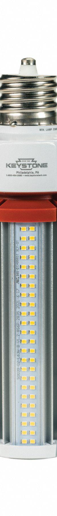 HID Replacement LED Bulb: Corncob, Mogul Screw (EX39), 45 W_54 W_63 W Watt, 3000K/4000K/5000K, LED (MPN KT-LED63PSHID-EX39-8CSB-D). Key specifications — Color Temperature: 4000K; Brand: KEYSTONE TECHNOLOGIES; Shatter-Resistant: No.