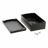 HAMMOND Enclosure: Die-Cast Aluminum, 10 in x 6 in x 4 in, NEMA 12/13/4/4X/6/6P, Screw On (MPN 1590Z162BK). Key specifications — Brand: HAMMOND; Closure Method: Screws; Knockouts: Not Included.