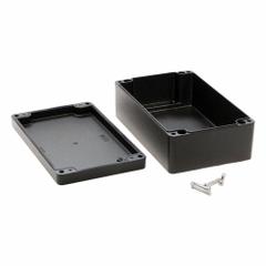 HAMMOND Enclosure: Die-Cast Aluminum, 10 in x 6 in x 4 in, NEMA 12/13/4/4X/6/6P, Screw On (MPN 1590Z162BK). Key specifications — Brand: HAMMOND; Closure Method: Screws; Knockouts: Not Included.
