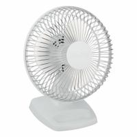 AIR KING Cooling Fan: 6 in Blade Dia, Non-Oscillating, 90 cfm_190 cfm Airflow, Desktop, 2 Speeds (MPN 9146). Key specifications — Voltage: 120V AC; Oscillation: Non-Oscillating; Number of Speeds: 2; Power Source: Plug-In; Brand: AIR KING.