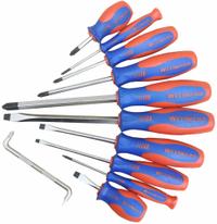 WESTWARD Screwdriver Set: 11-20 Pieces, 11 Pieces, Phillips/Slotted Tip, Ergonomic Grip (MPN 785EH6). Key specifications — attr1205274: WESTWARD; attr1205269: #0.