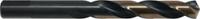 CLE-LINE Mechanics Length Drill Bit: 9/64", 135° Split Point, Black & Gold HSS, 3-Flats Shank (MPN C23835). Key specifications — attr1233794: 0.1406.