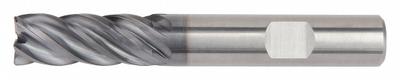 WIDIA HANITA Square End Mill: Carbide, AlTiN Coated, 5 Flute, 20 mm Mill Dia, 38 mm LOC - Fast-Cutting Carbide Square End Mills for Steel & Cast Iron
