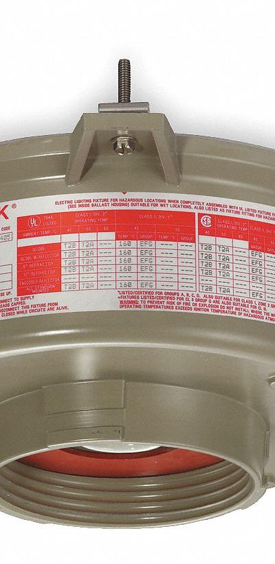 HUBBELL KILLARK High Pressure Sodium Light Fixture: 16,000 lm - Hazardous Location Light Tanks