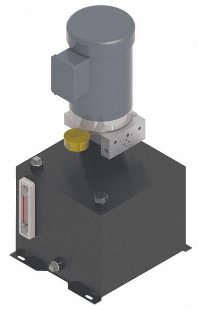 MONARCH Hydraulic Power Unit: 1.9 gpm, 1,500 psi Max. Pressure, 2 hp - Standard AC Hydraulic Power Units