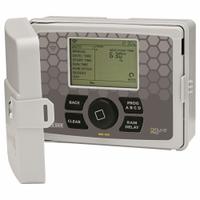 HYDRORAIN Irrigation Controller: Wall-Mounted Controller & Timer, Battery Backup System, 8 5/8 in Ht (MPN 04080). Key specifications — Brand: HYDRORAIN; Display Type: LCD; Enclosure Type: Outdoor; Product Type: Wall-Mounted Controller & Timer; Battery Backup System: Yes.