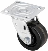 APPROVED VENDOR Plate Caster: Swivel, No Brake, Phenolic, 3 in Wheel Dia., 2 in Wheel Wd, Slot (MPN P21S-PH033R-14). Key specifications — Brand: APPROVED VENDOR; Wheel/Tread Color: Black; Roll Up: Swivel.