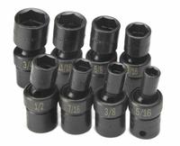 SK PROFESSIONAL TOOLS Impact Socket Set: 3/8 in Drive Size, 8 Pieces, (8) 6-Point (MPN 33300). Key specifications — attr1204187: SK PROFESSIONAL TOOLS; attr1224350: 5/16 in to 5/8 in; attr1204189: None; attr1204193: (8) 6-Point; attr1226868: 3/8 in.