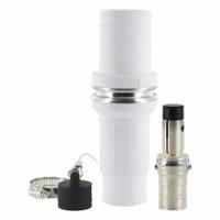 Single Pole Inline: Male, White, 1000V AC, 898 A, Crimp Tube Termination, 49 Series (MPN 49M53-W). Key specifications — Gender: Male; Series: 49; Brand: LEVITON.