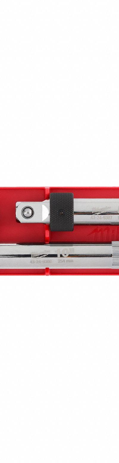 MILWAUKEE Socket Extension Set: 1/2 in Input Drive Size - Wobble Hand Socket Extension Sets
