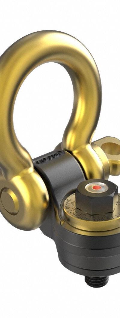 JERGENS Hoist Ring: Swivel - Force-Indicating Die-Flipping Pivot & Rotate Hoist Rings