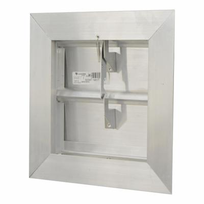 CANARM Manual Damper: For 10 in Fan, For 10 in Nominal Duct Dia, Double Panel - Wall-Mount Backdraft Dampers