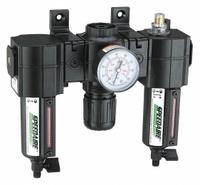 SPEEDAIRE Filter/Regulator/Lubricator: 3/8 in NPT, 60 cfm, 250 psi Max Op Pressure, 5 micron, Mist (MPN 7D720). Key specifications — attr109524: SPEEDAIRE.