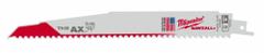 MILWAUKEE Reciprocating Saw Blade: 5/8 Teeth per Inch, 9 in Blade Lg, 0.06 in Blade Thick, 25 PK (MPN 48-00-8026). Key specifications — attr1109198: 5/8; attr1109200: Rigid for Straight Cuts; attr1109201: Straight; attr1109209: MILWAUKEE.