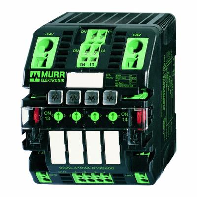 MURRELEKTRONIK Electronic Circuit Protector: MICO, 4 Channels, 1 A/2 A/3 A/4 A Adj. - MICO Classic Circuit Protection Modules